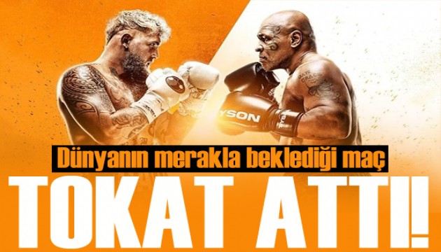 Dünyanın beklediği boks maçı öncesi Mike Tyson'dan Jake Paul'a tokat!