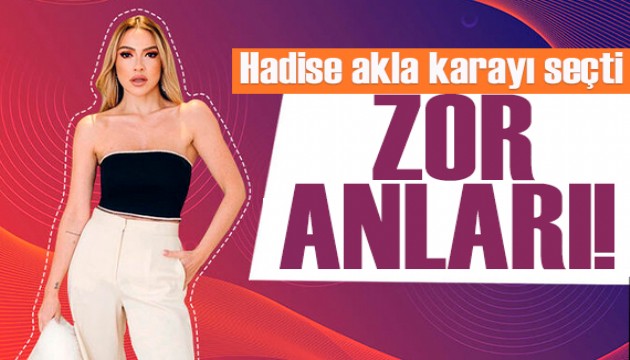 Hadise'nin tatilde zor anları objektiflere yansıdı!