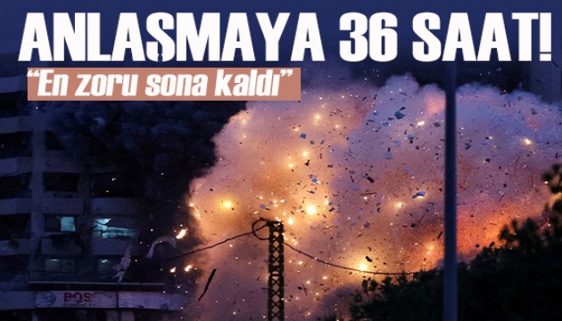 ABD açıkladı, Lübnan onayladı: Anlaşmaya 36 saat...