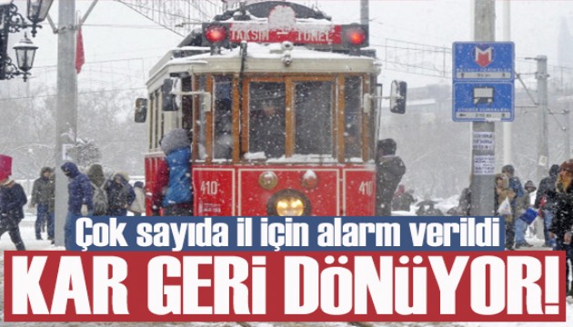 Meteoroloji'den uyarı: Sıcaklıklar 10 derece birden düşecek: Kar geri geliyor