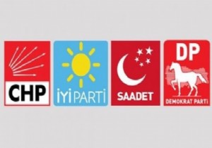 Muhalefetteki 4 parti ittifak yapacak