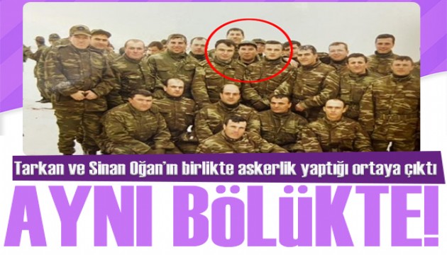 Sinan Oğan'ın ve Tarkan'ın bedelli askerlik fotoğrafı dikkat çekti!