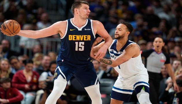 Batı Konferansı'nda zirve mücadelesini Denver Nuggets kazandı