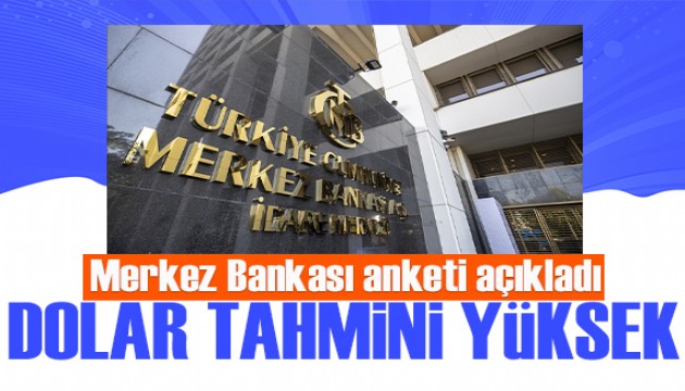 Merkez Bankası anketi: Piyasanın yıl sonu dolar ve faiz tahmini yükseldi!