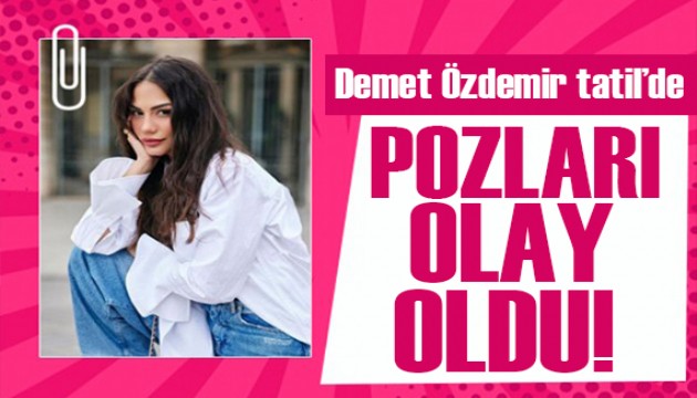 Demet Özdemir'in Budapeşte'de çekilen pozları olay oldu!