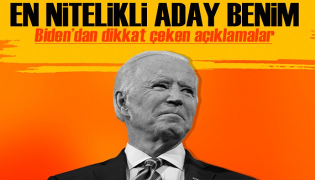 Biden'ın adaylık kararı net!  En nitelikli aday benim