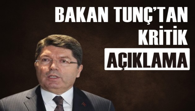 Bakan Tunç'tan '700 hükümlü tahliye edildi' iddiasına cevap