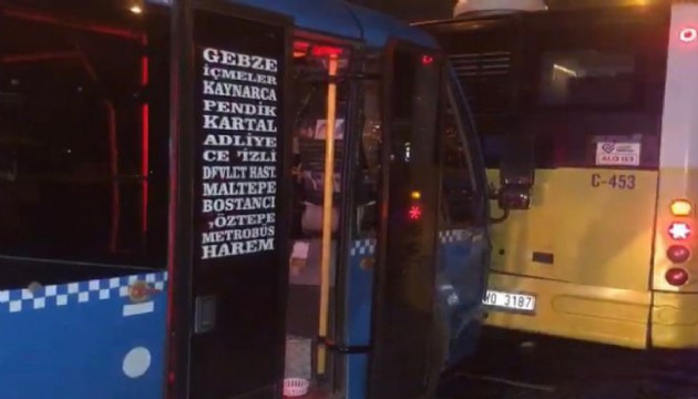 İstanbul'da  minibüs kazası: 7 yaralı