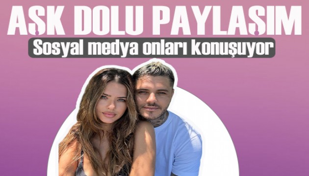 Mauro Icardi'den, aşk dolu paylaşım!