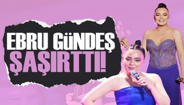 Eşi gözaltına alınan Ebru Gündeş şaşırttı!