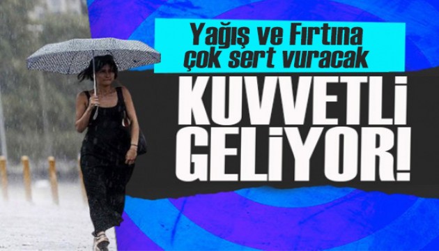 Hafta sonuna planı olanlar dikkat! Çok kuvvetli sağanak geliyor