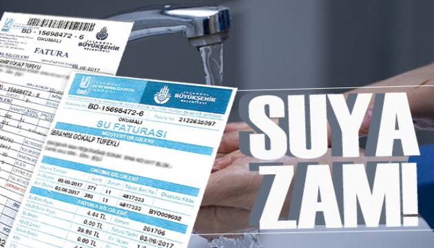 İstanbul'da su fiyatları yüzde 100 zamlandı