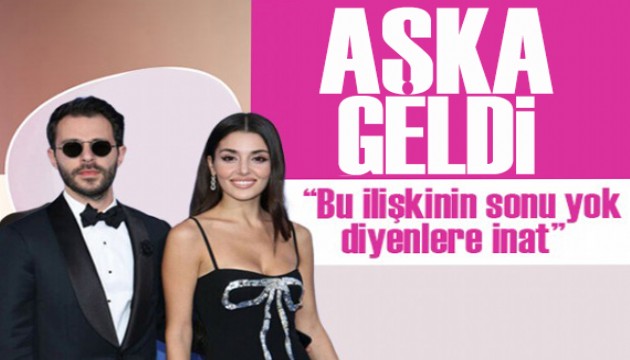 Hande Erçel ile Hakan Sabancı, ikinci yıl dönümlerini kutladı