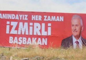 Binali Yıldırım afişini yırtanlara hapis cezası!