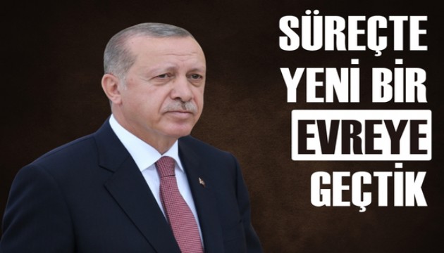 Erdoğan: Terörsüz Türkiye sürecinde yeni evreye geçildi