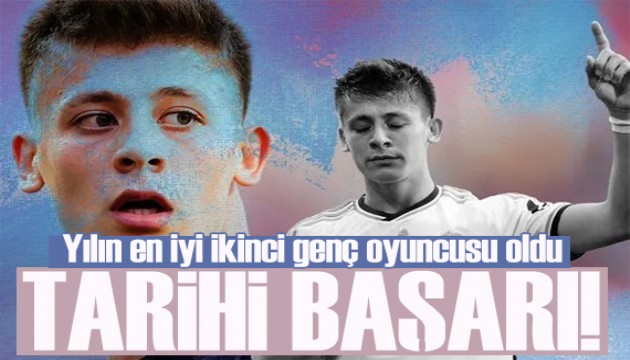 Tarihi başarı! Arda Güler, yılın en iyi genç futbolcusu ödülünde ikinci oldu