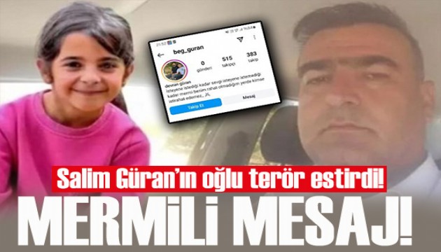 Salim Güran'ın oğlu Devran Güran'dan 'mermi'li tehdit!