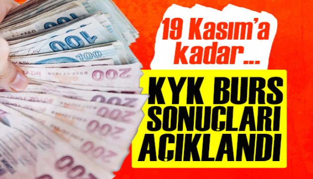 Bakan Bak duyurdu: KYK burs sonuçları açıklandı