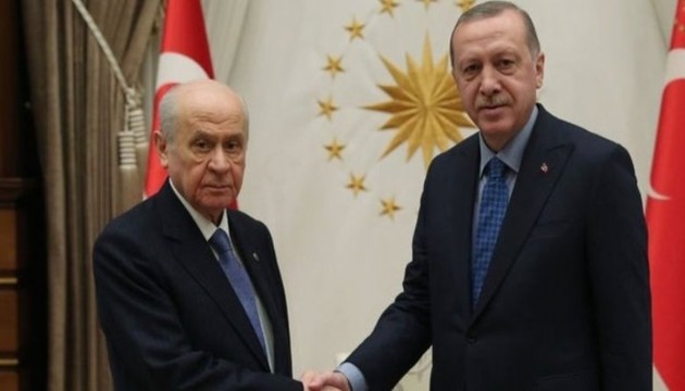 Erdoğan Devlet Bahçeli ile bir araya geldi