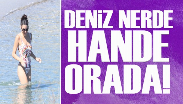 Hande Erçel'in Bodrum tatili çok konuşulur!