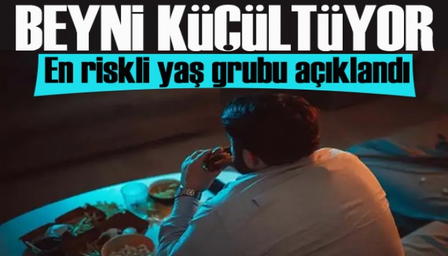 Bu alışkanlık beyne zarar veriyor! En riskli yaş grubu açıklandı