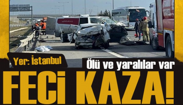 İstanbul TEM'de feci kaza: Ölü ve yaralılar var