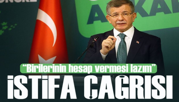 Davutoğlu'ndan Bolu Belediye Başkanı ve Turizm Bakanı'na istifa çağrısı