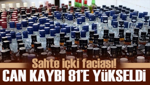 Sahte içkiden ölenlerin sayısı 81'e yükseldi