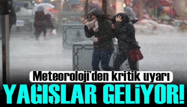 Meteoroloji uyardı: Yağışlar geliyor, sıcaklık düşüyor