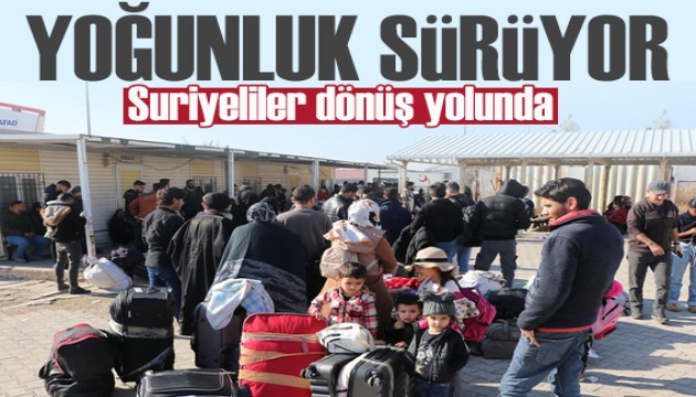 Türkiye'deki Suriyelilerin ülkelerine dönüşü sürüyor