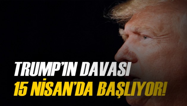 Trump'ın 'sus payı' davası 15 Nisan'da başlayacak