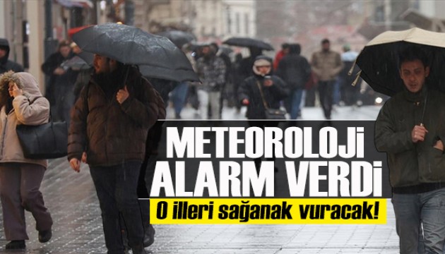 Meteoroloji uyardı: Gök gürültülü sağanak yağış geliyor