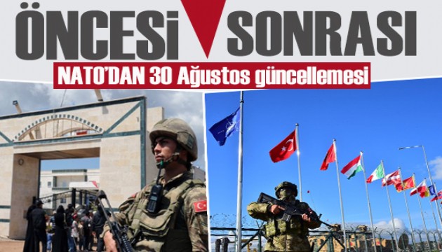 NATO 30 Ağustos paylaşımını 'güncelledi'