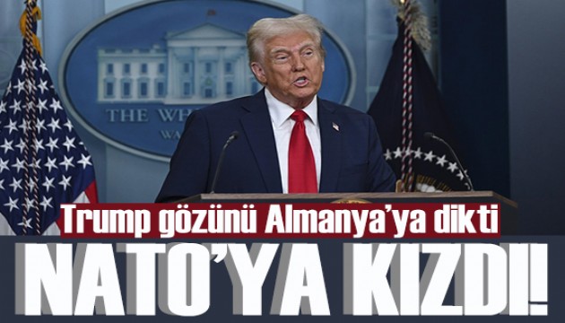 Trump gözünü Almanya’ya dikti! NATO'ya sert tepki!