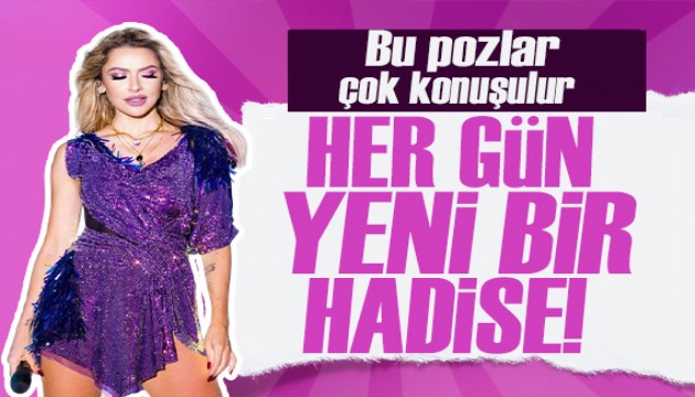 Hadise'nin pozları çok konuşuldu: Sırt dekoltesi nefes kesti