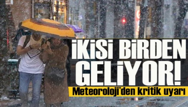 Meteoroloji il il uyardı: Kuvvetli rüzgar ve sağanak yağış geliyor