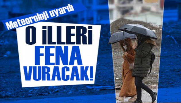 Meteoroloji uyardı: Sağanak ve fırtınaya dikkat!