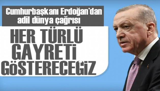 Cumhurbaşkanı Erdoğan'dan 6. Etnospor Forumu'nda adil dünya çağrısı