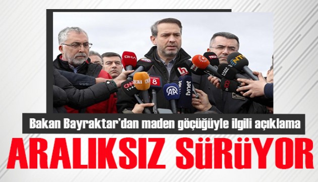 Bakan Bayraktar'dan maden göçüğüyle ilgili yeni açıklama: Dere yatağındaki toprağın kaldırılması da önceliğimiz