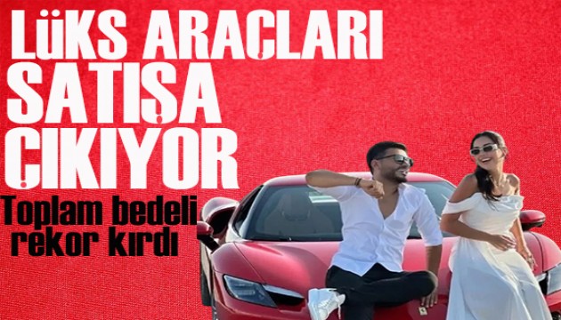 Dilan Polat'ın lüks araçları satışa çıkıyor
