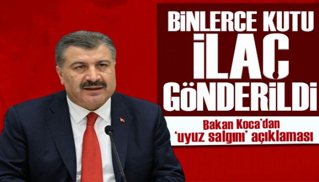 Sağlık Bakanı Koca: Deprem bölgesine binlerce kutu ilaç gönderildi