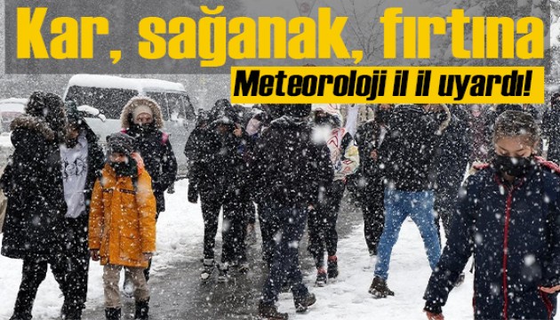 Meteoroloji il il uyardı: Sağanak ve fırtına devam edecek