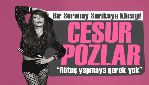 Serenay Sarıkaya’dan cesur pozlar! Kuğu gibisin!