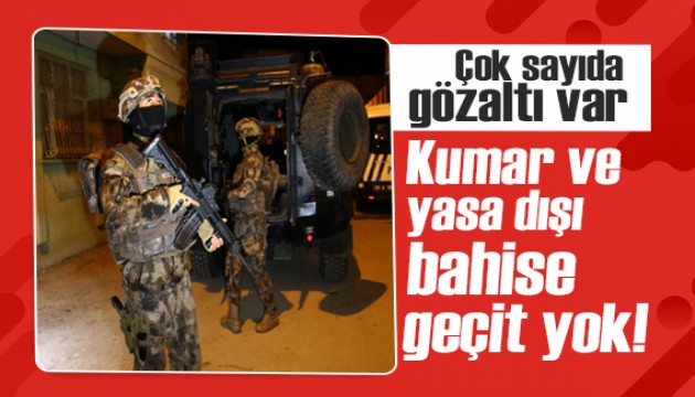 Bakan Yerlikaya duyurdu: Kumar ve yasa dışı bahis operasyonu! 18 kişi gözaltında