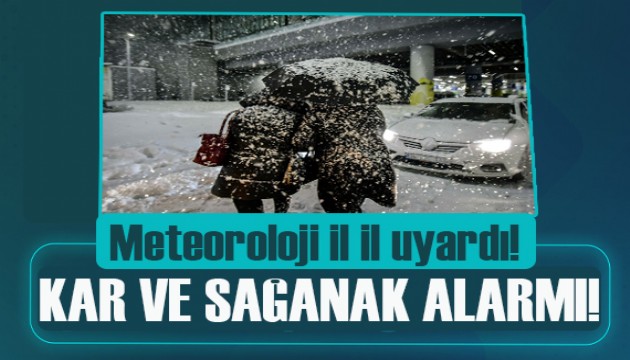 Meteoroloji'den kuvvetli kar yağışı uyarısı!