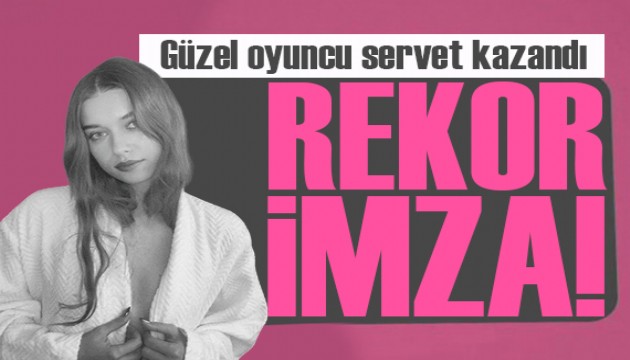 Afra Saraçoğlu'ndan rekor imza! Reklam kazancı dudak uçuklattı