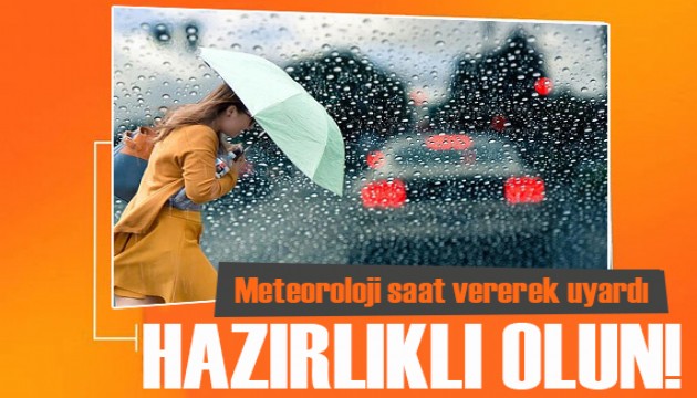 Meteoroloji saat vererek uyardı: İstanbul'a kar geliyor