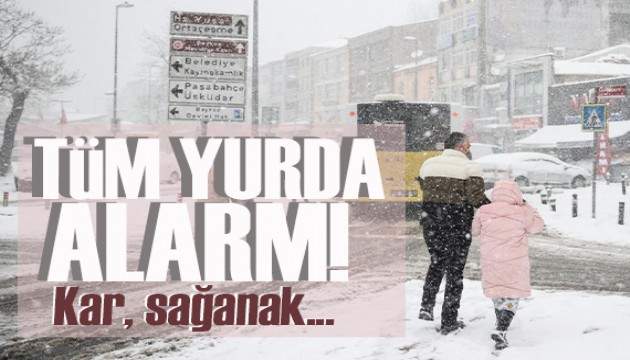 Meteoroloji'den kritik uyarı geldi! Kar, sağanak, fırtına...