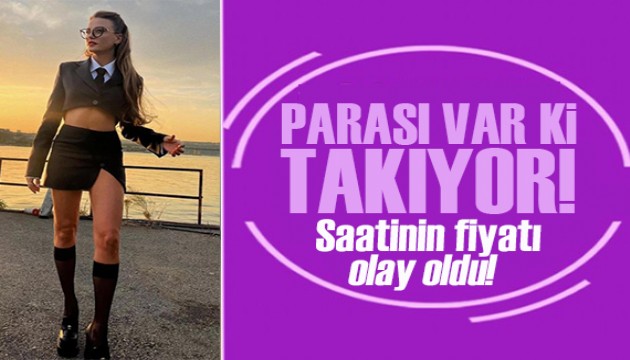 Serenay Sarıkaya'nın kombininden sonra şimdi de saatinin fiyatı olay oldu!