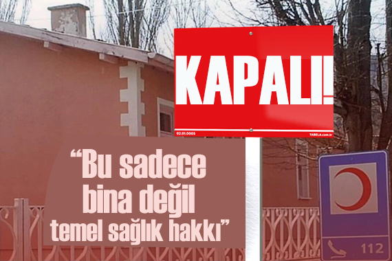 Doktorsuz sağlık ocağı kapısına kilit vurdu!